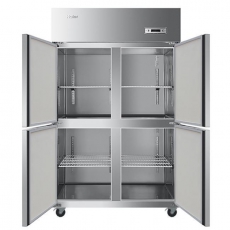 海尔（Haier）SL-1020C2D2直冷立式四门双温商用不锈钢厨房冰箱 不锈钢